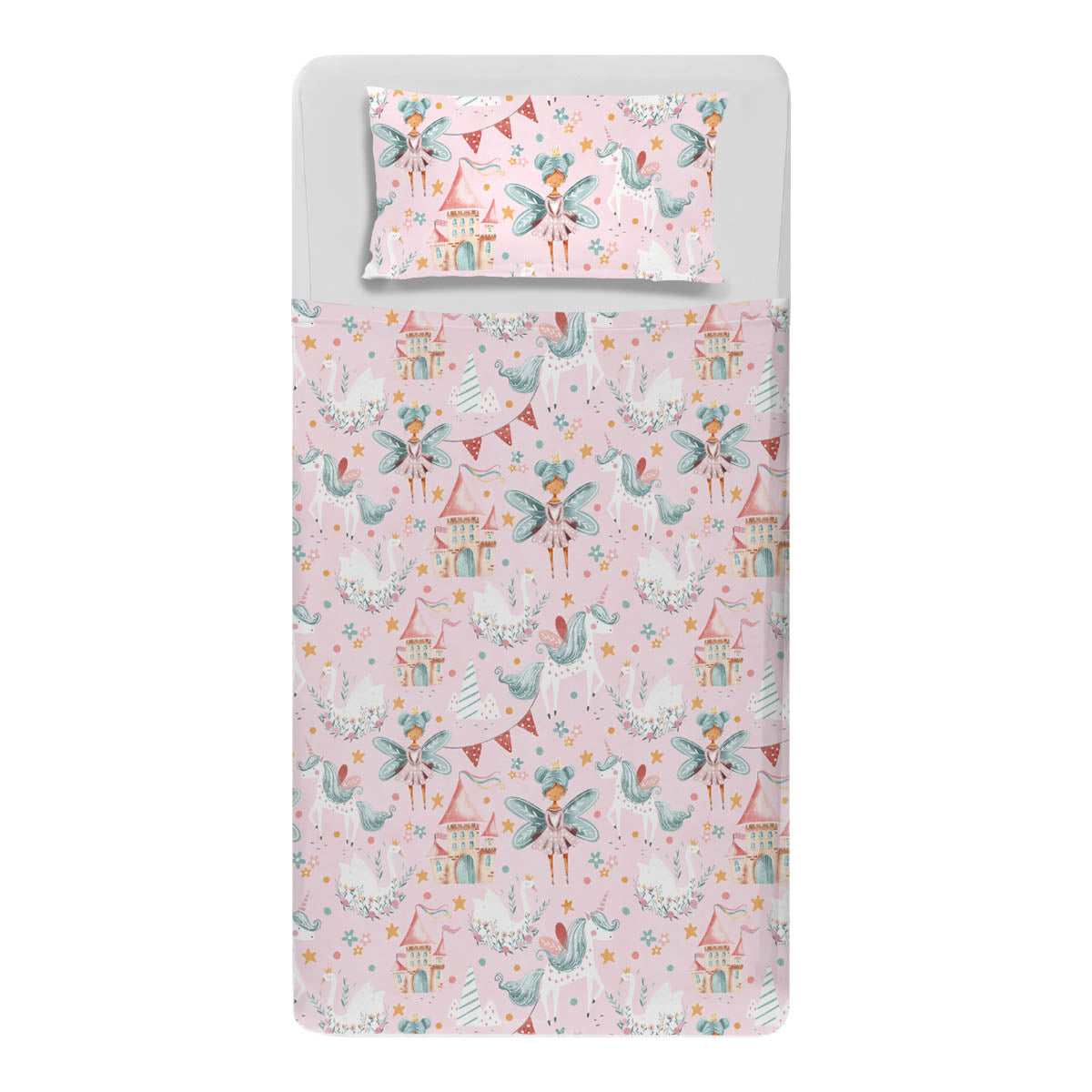 Sensory Compression Bed Sheet - Fairy Kingdom
