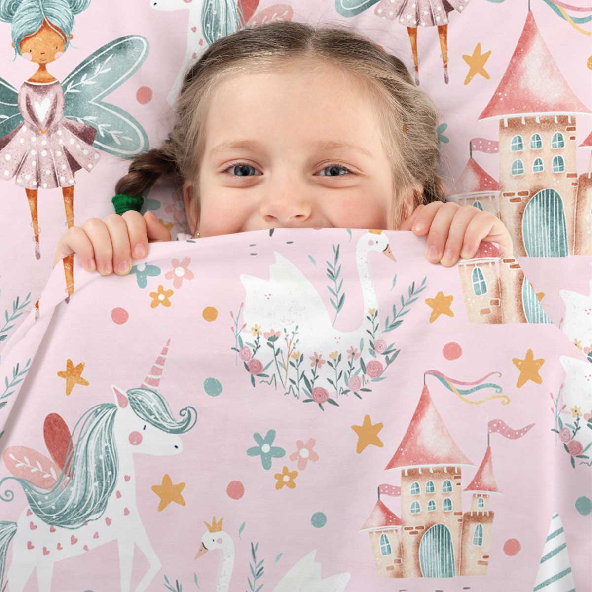 Sensory Compression Bed Sheet - Fairy Kingdom
