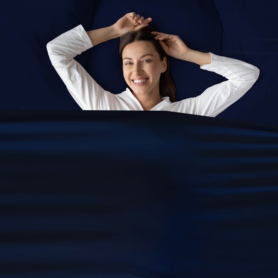 Sensory Compression Bed Sheet - Navy