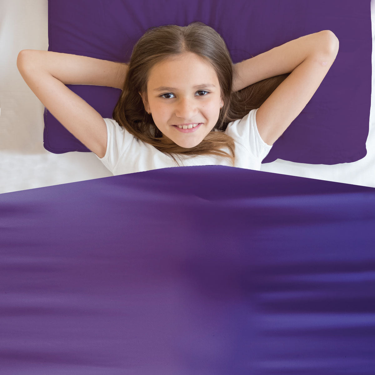 Purple Sensory Compression Bed Sheet