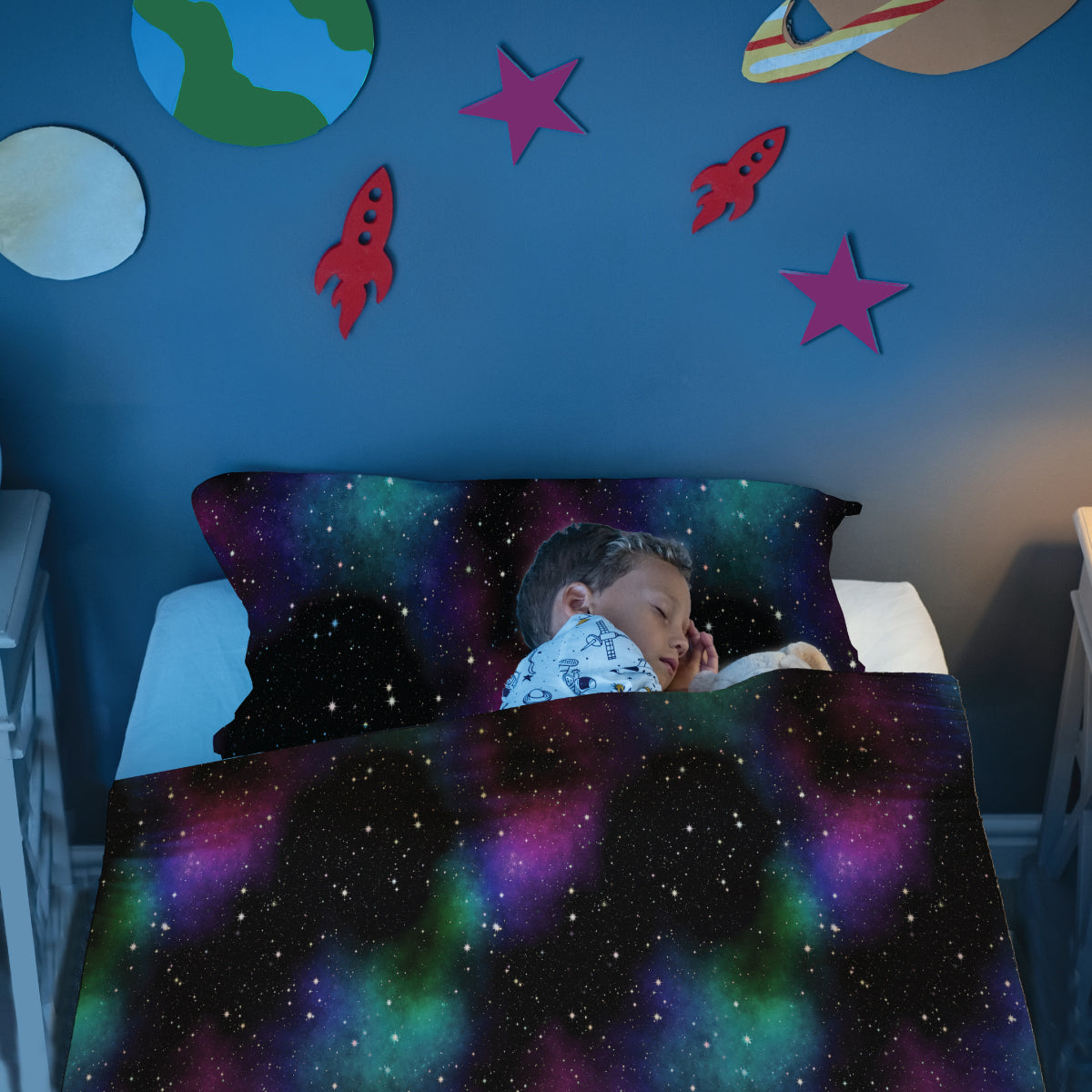 - Night Sky Sensory Compression Bed Sheet - Sensory Compression Bed Sheet - CalmCare