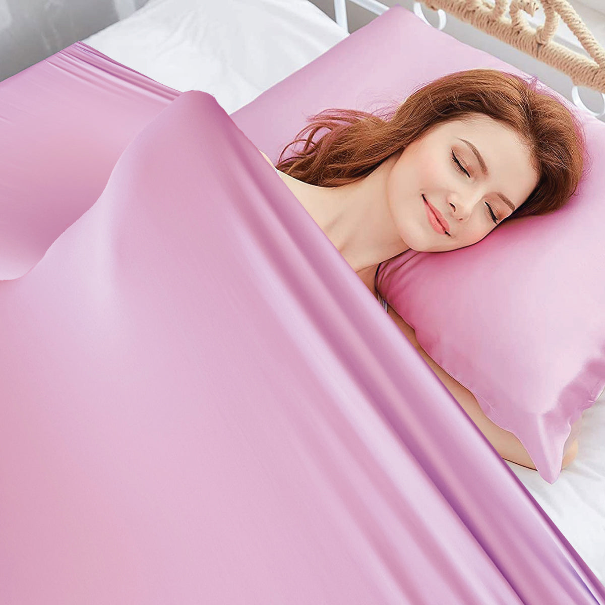 - Pink Sensory Compression Bed Sheet - Sensory Compression Bed Sheet - CalmCare