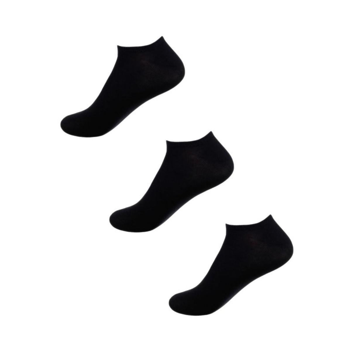 Ladies size 5-8 / Black - CalmCare 3 PACK Sensory Ankle Socks | Adult - Socks - CalmCare