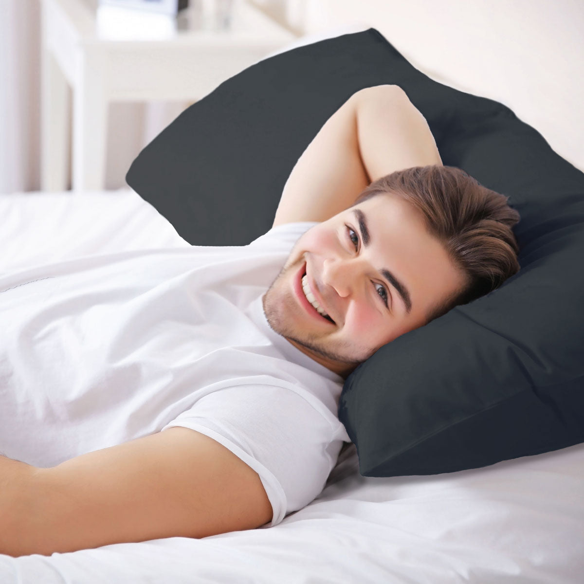 - Slate Grey Sensory Pillowcase - Pillowcase - CalmCare
