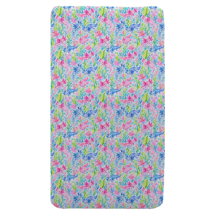 Sensory Fitted Bed Sheet - Axolotl Friends CalmCare