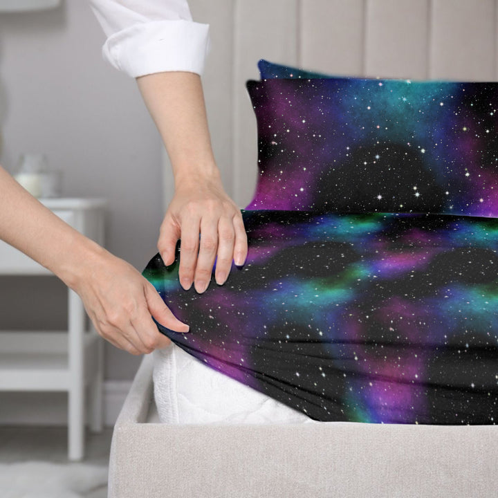 Sensory Fitted Bed Sheet - Night Sky CalmCare