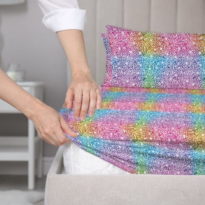 Sensory Fitted Bed Sheet - Sparkles CalmCare