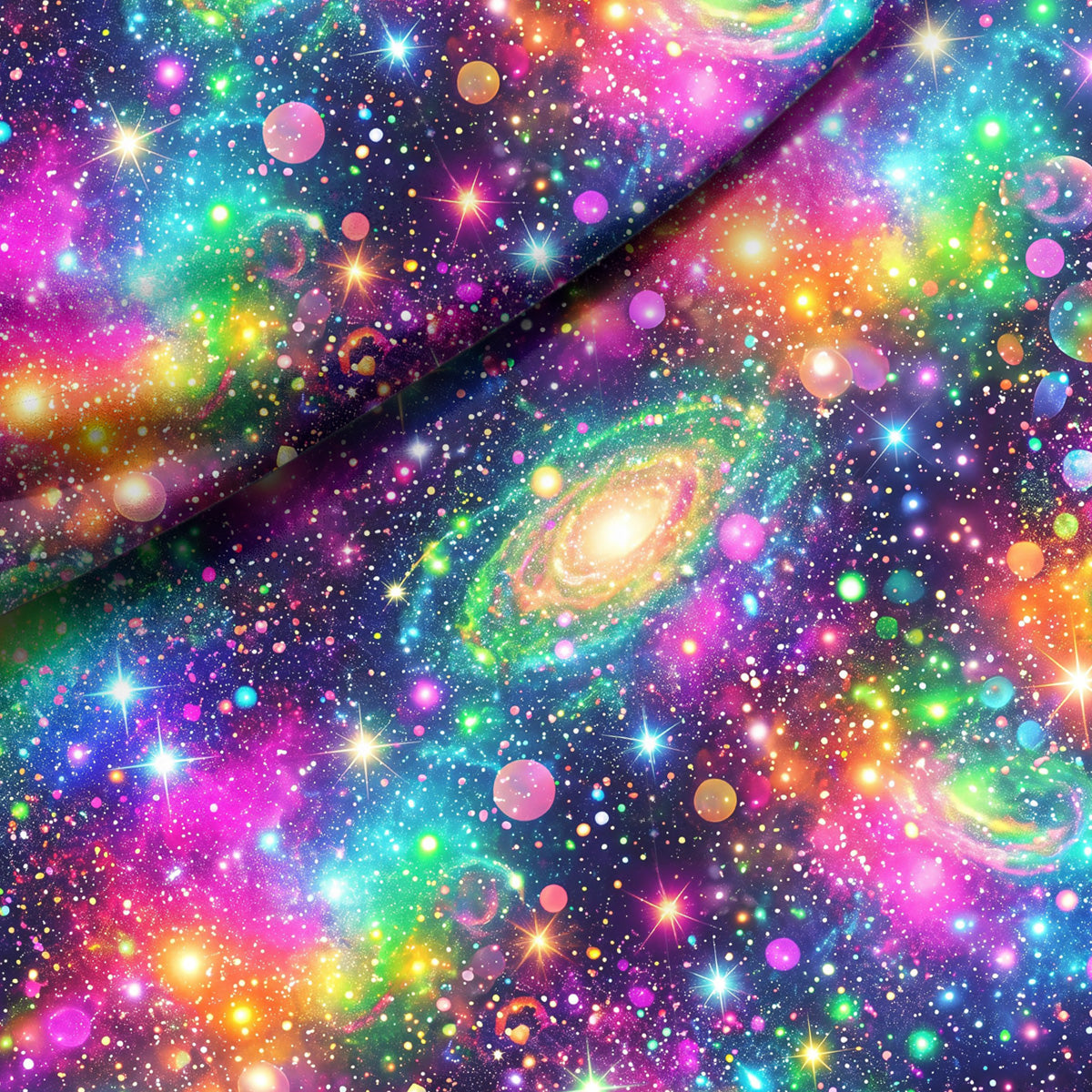 Sensory Fitted Bed Sheet - Supernova