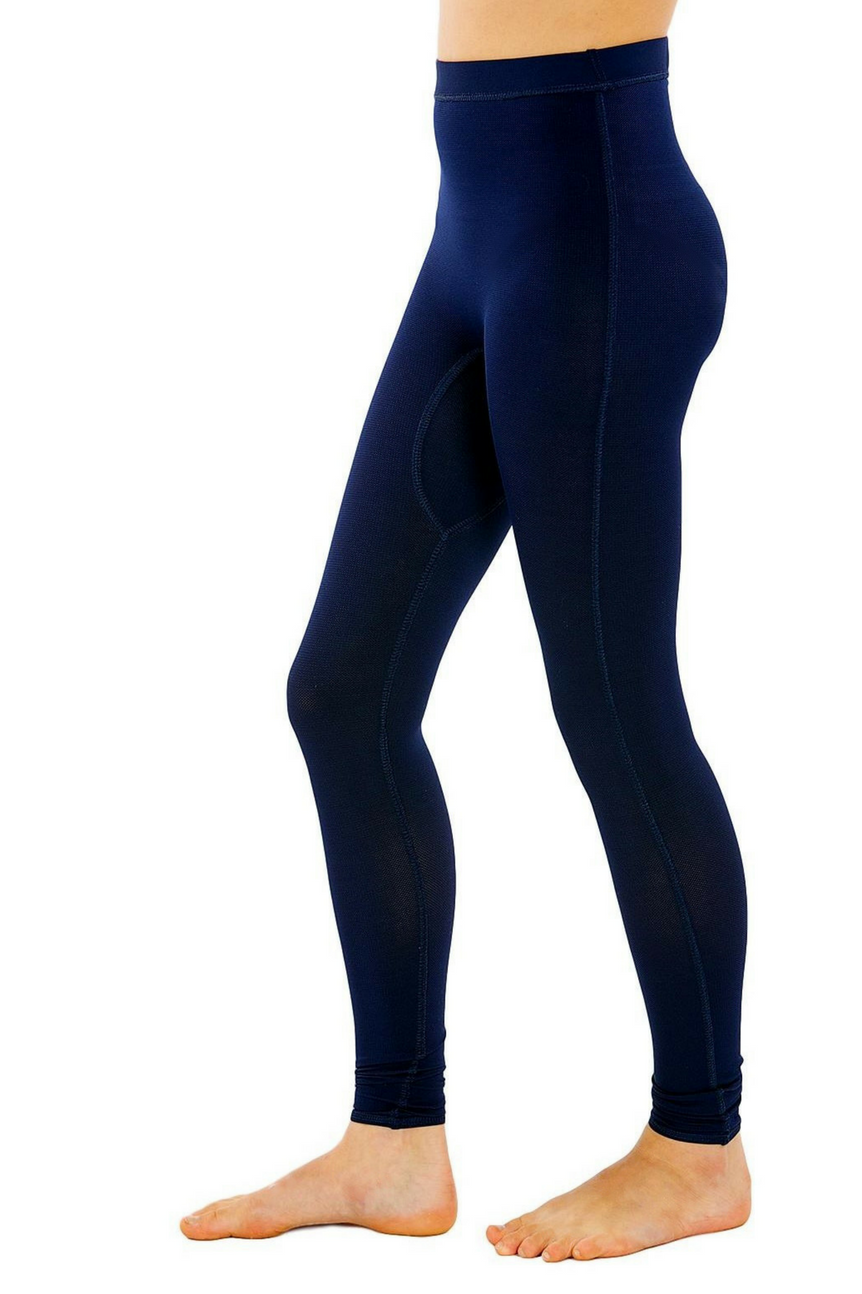 1 (17.5") or (45-46cm) / Navy - CalmCare Sensory Leggings | Girls - Leggings - CalmCare
