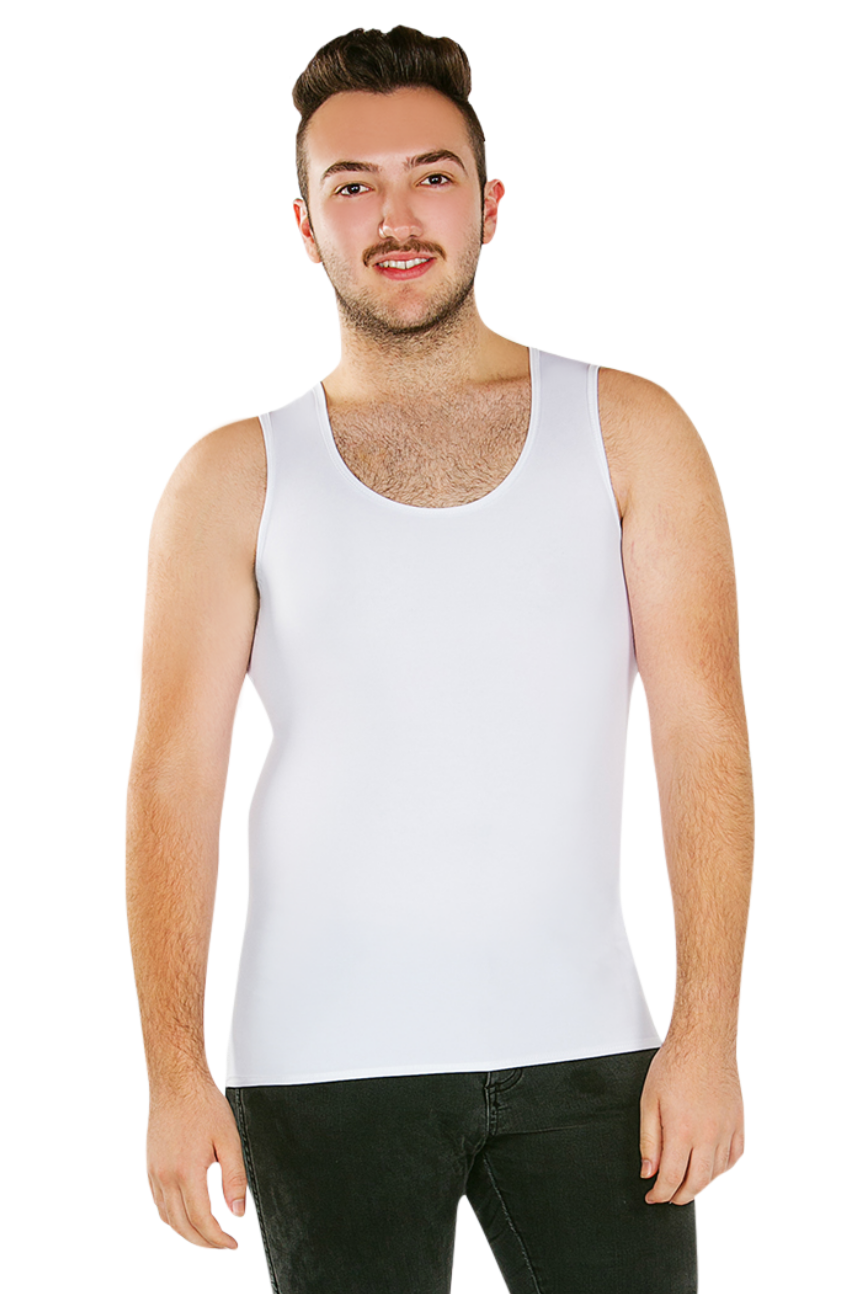 2XS (31") or (80-84cm) / White - CalmCare Calming Undervest | Men - Vests - CalmCare