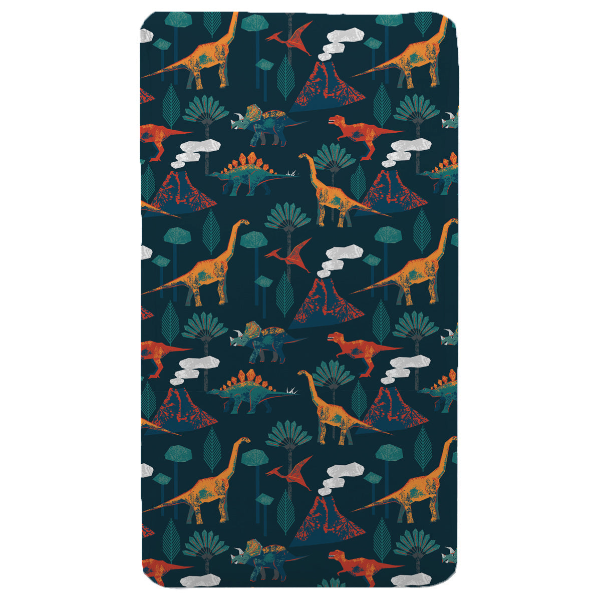 - Prehistoric Sensory Fitted Bed Sheet - Sensory Fitted Bed Sheet - CalmCare