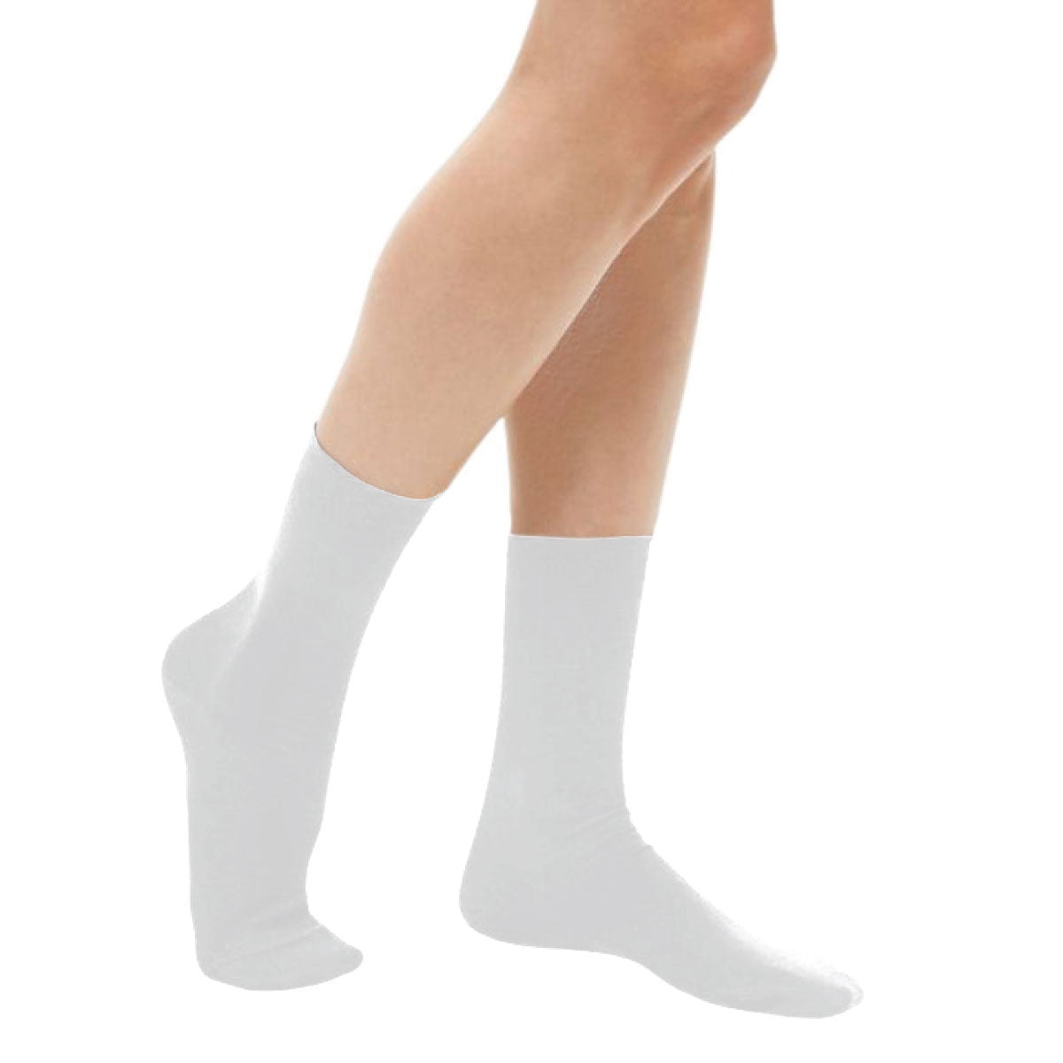 White / Ladies size 5-8 - CalmCare 3 PACK Sensory Socks | Adult - Socks - CalmCare